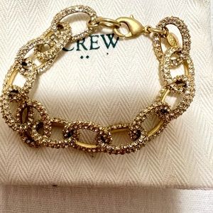 Jcrew classic link bracelet - 7 inches gold
